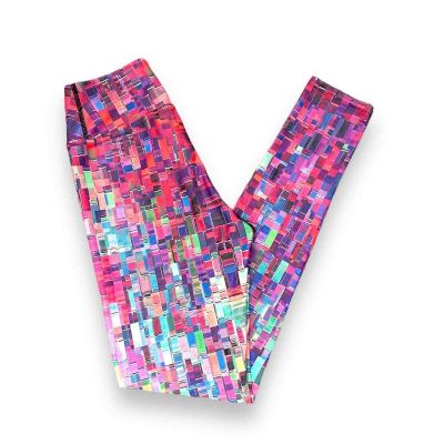 Bright geometric patterned yoga dance pants from Sankalpa size Small